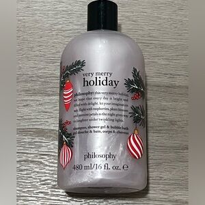 ~NEW-SEALED~ Philosophy Very Merry Holiday Shampoo Bubble Bath Shower Gel 16 oz